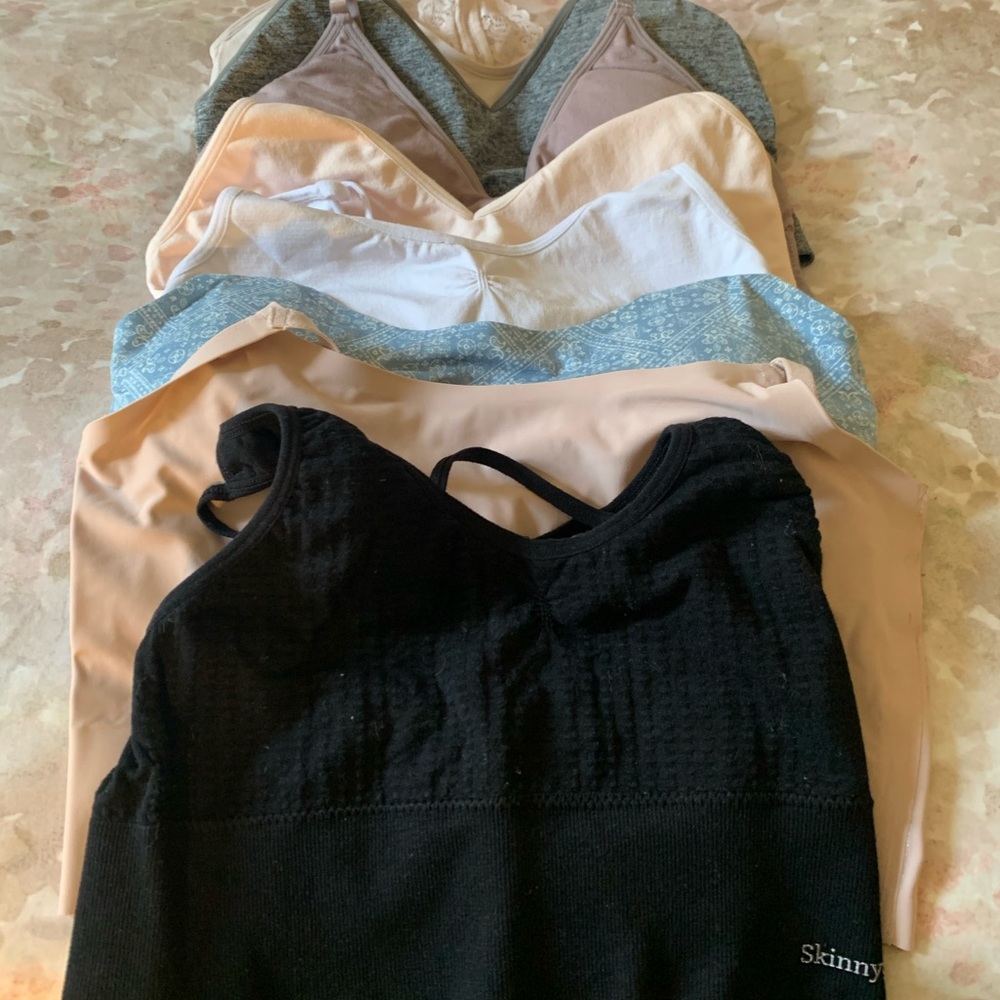 Women’s bralettes variety of colors